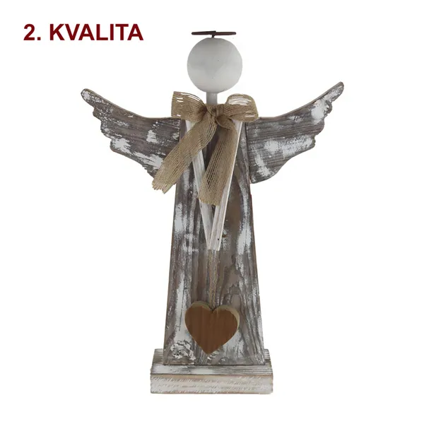 Dekorationsengel mit Herz, 2. Qualität, D6533/2B