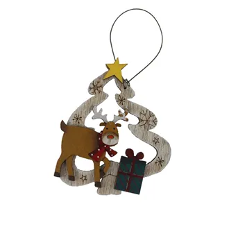Hanging tree with reindeer D6552/1