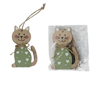 Decoration cat for hanging 2 pcs. D6770