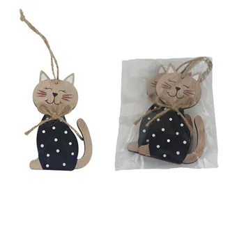 Decoration cat for hanging 2 pcs D6771