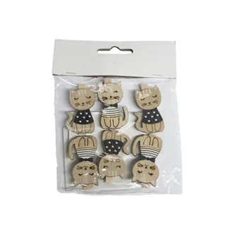 Cat clip, 6 pcs D6918