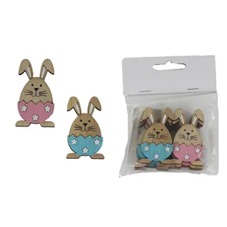Easter bunny, 12 pcs D6963