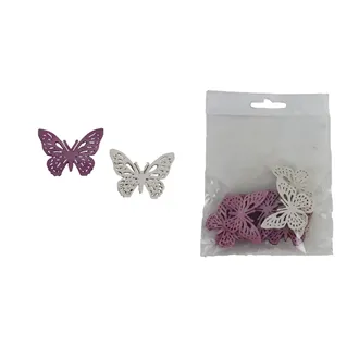 Decoration butterfly, 10 pcs D7112