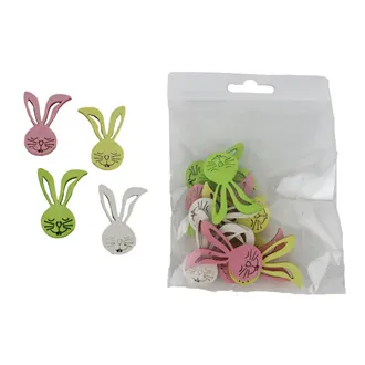 Easter bunny, 12 pcs D7124