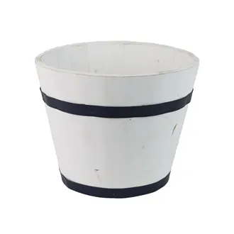 Flower planter with plastic lining D7224/2