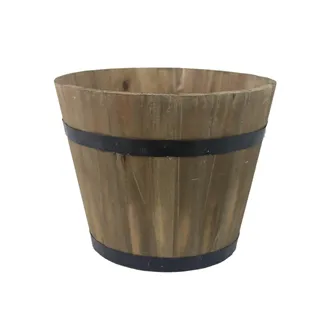 Flower planter with plastic lining D7225/1