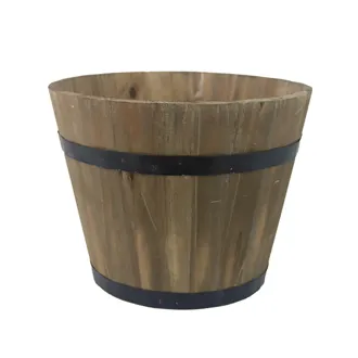 Flower planter with plastic lining D7225/2