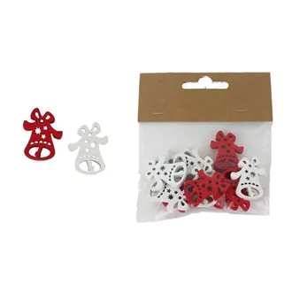 Decoration bells, 12 pcs D7232