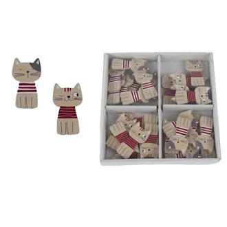 Cat with a stick, 32 pcs D7241