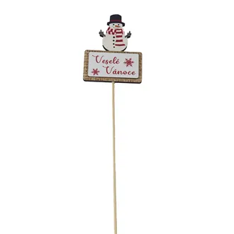 Decorative snowman cutout D7290