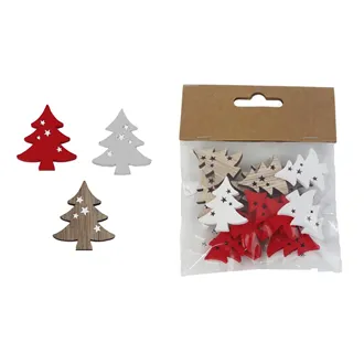 Decorative tree, 18 pcs D7326