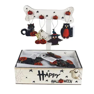 Box of Halloween decorations, 72 pcs D7461