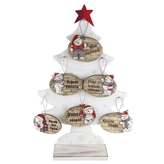 Christmas signs for hanging, 48 pcs. D7480