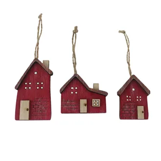 Hanging house, 3 pcs D7558-08