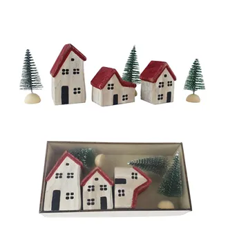 Wooden village D7559-08