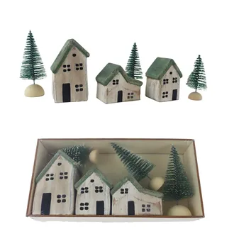 Wooden village D7559-15