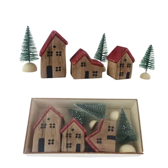 Wooden Village D7559-20