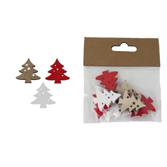 Christmas tree decorations, 12 pcs D7584