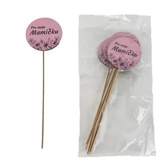 Deco on stick PRE MOJU MAMIČKU, 8 pcs D7603/SK