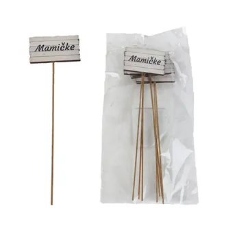 Decoration on stick MAMIČKE, 8 ks D7604/SK