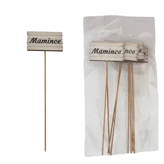 Deco on stick MAMINCE, 8 pcs D7604