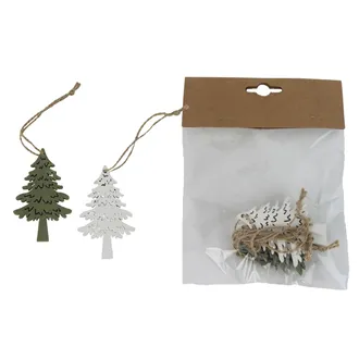 Hanging tree, 4 pcs D7607