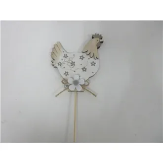 Hen on Stick D7755