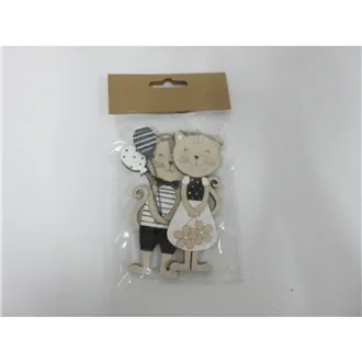 Decoration cat, 2 pcs D7800