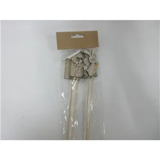 Easter flower pick, 4 pcs D7809