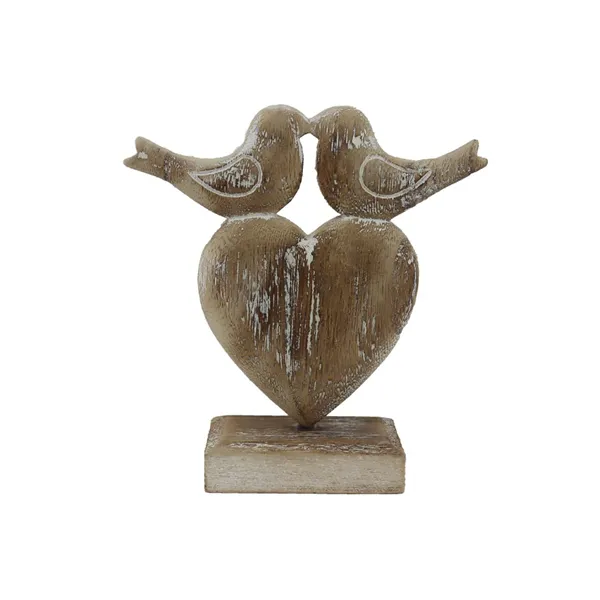 Heart decoration with birds D7810