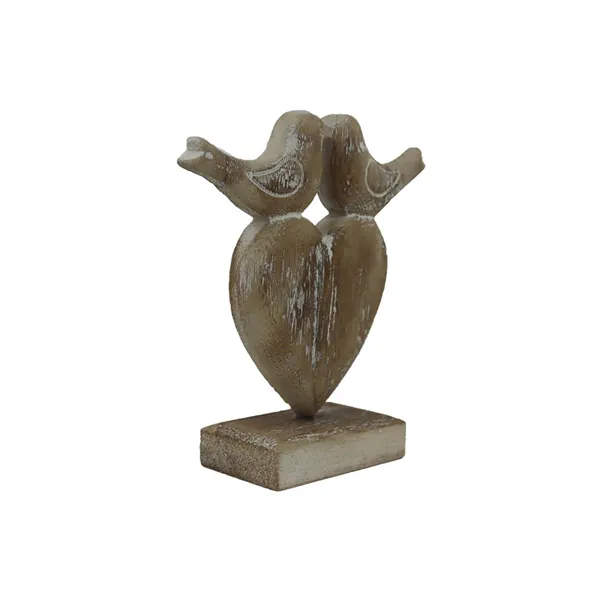 Heart decoration with birds D7810