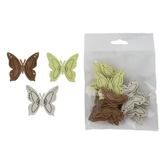 Decorative flowers, 12 pcs D7842