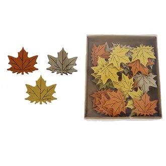 Maple leaf, 36 pcs D7896