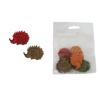 Decorative hedgehog, 12 pcs D7906