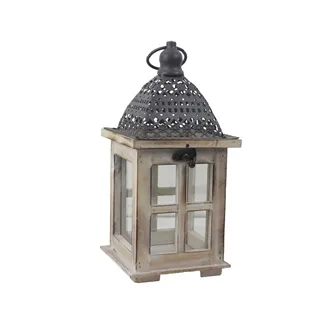 Wooden Lantern D7916