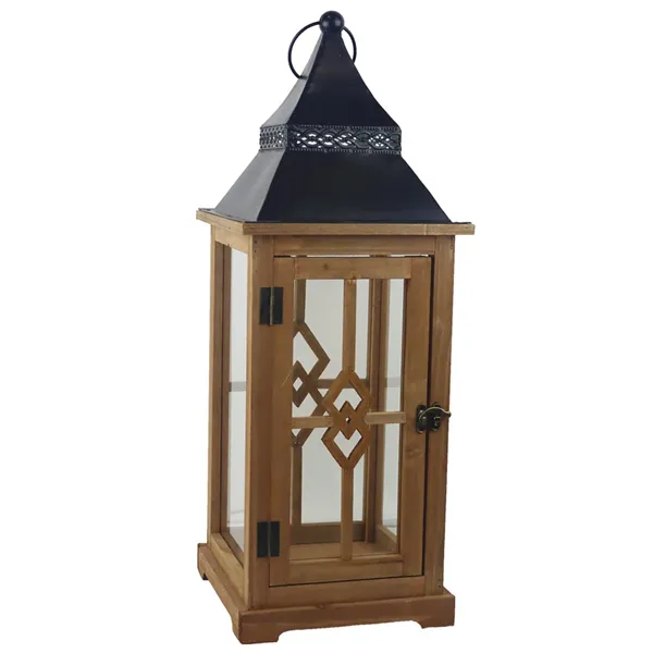 Wooden Lantern D7921/B