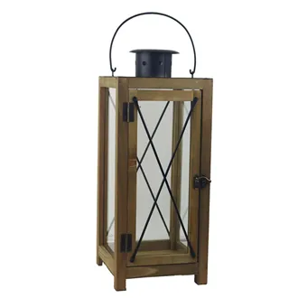 Wooden Lantern D7927/B