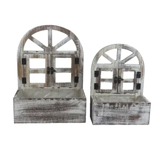 Planter with lining, S/2 D7937