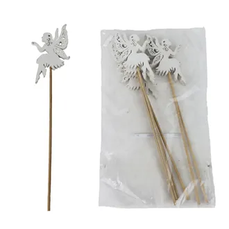 Angel deco on stick 6 pcs D7972