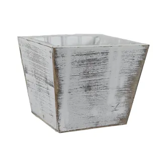 Wooden planter with plastic liner D7983/2