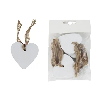 Hanging Hearts 6 pcs D7998