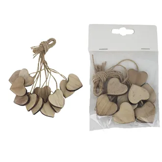 Hanging Hearts 12 pcs D8004
