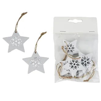 Hanging Star 6 pcs D8024