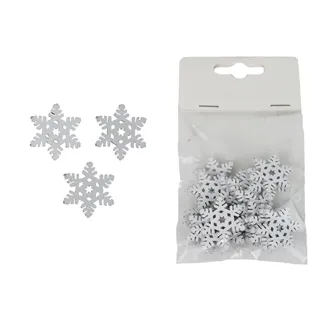 Decorative Snowflake 24 pcs D8028