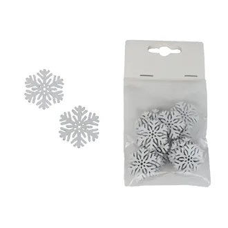 Decorative Snowflake 24 pcs D8034