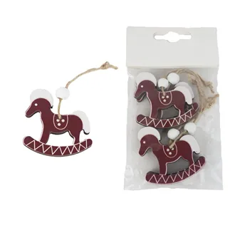 Hanging Rocking Horse 4 pcs D8039