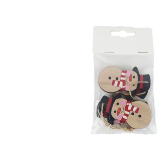 Hanging Snowman 4 pcs D8044