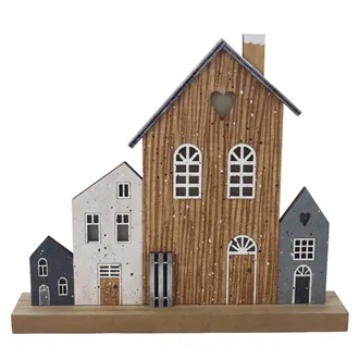 Decorative Village with LED Lighting D8109