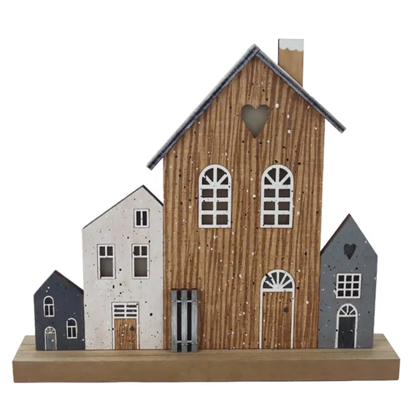 Decorative Village with LED Lighting D8109