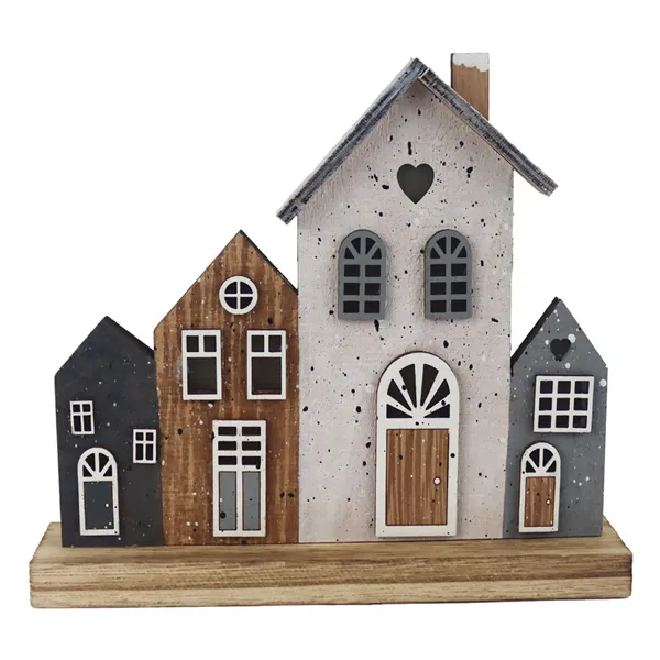 Decorative Village with LED Lighting D8111